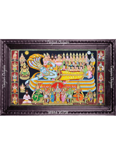 Tanjore Painting Perumal | Pallikonda Perumal